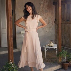 Christy Dawn Quinn Dress‎ Size XS Butterscotch Peach Pink